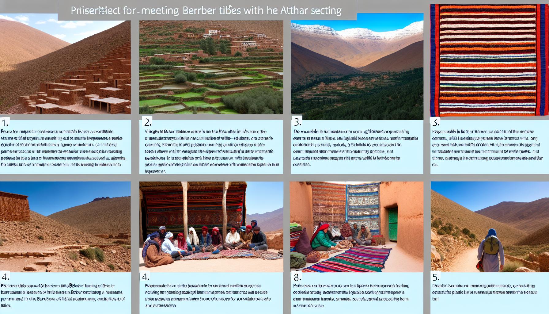 Randonnée dans les montagnes de l'Atlas